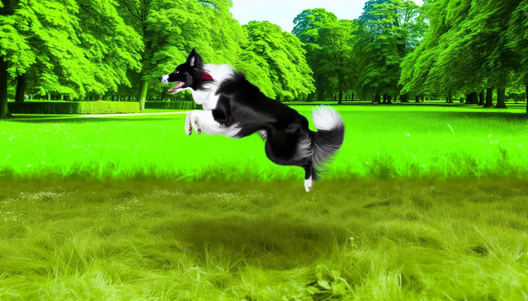 A Labrador Retriever’s playful antics in the backyard.