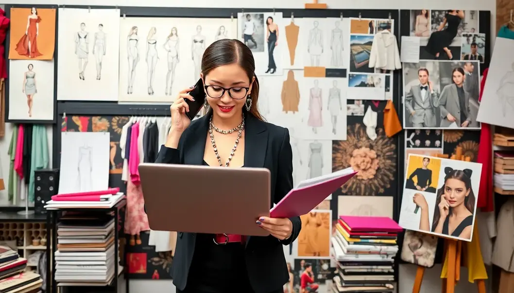 A fashionista prioritizing self-care with style and elegance.