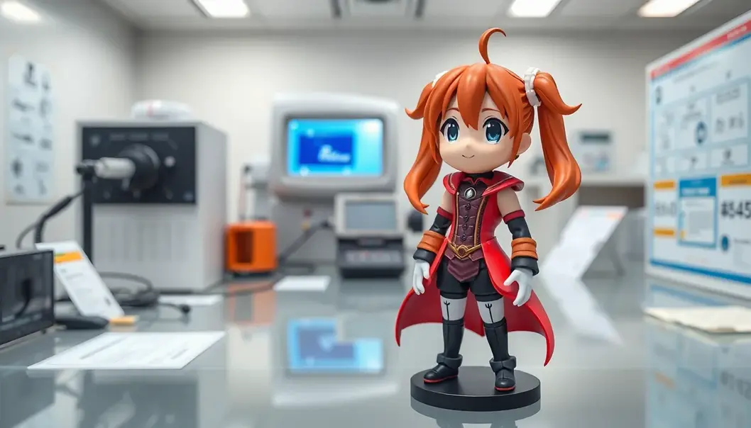 A vintage collection of iconic hand-painted anime figurines.